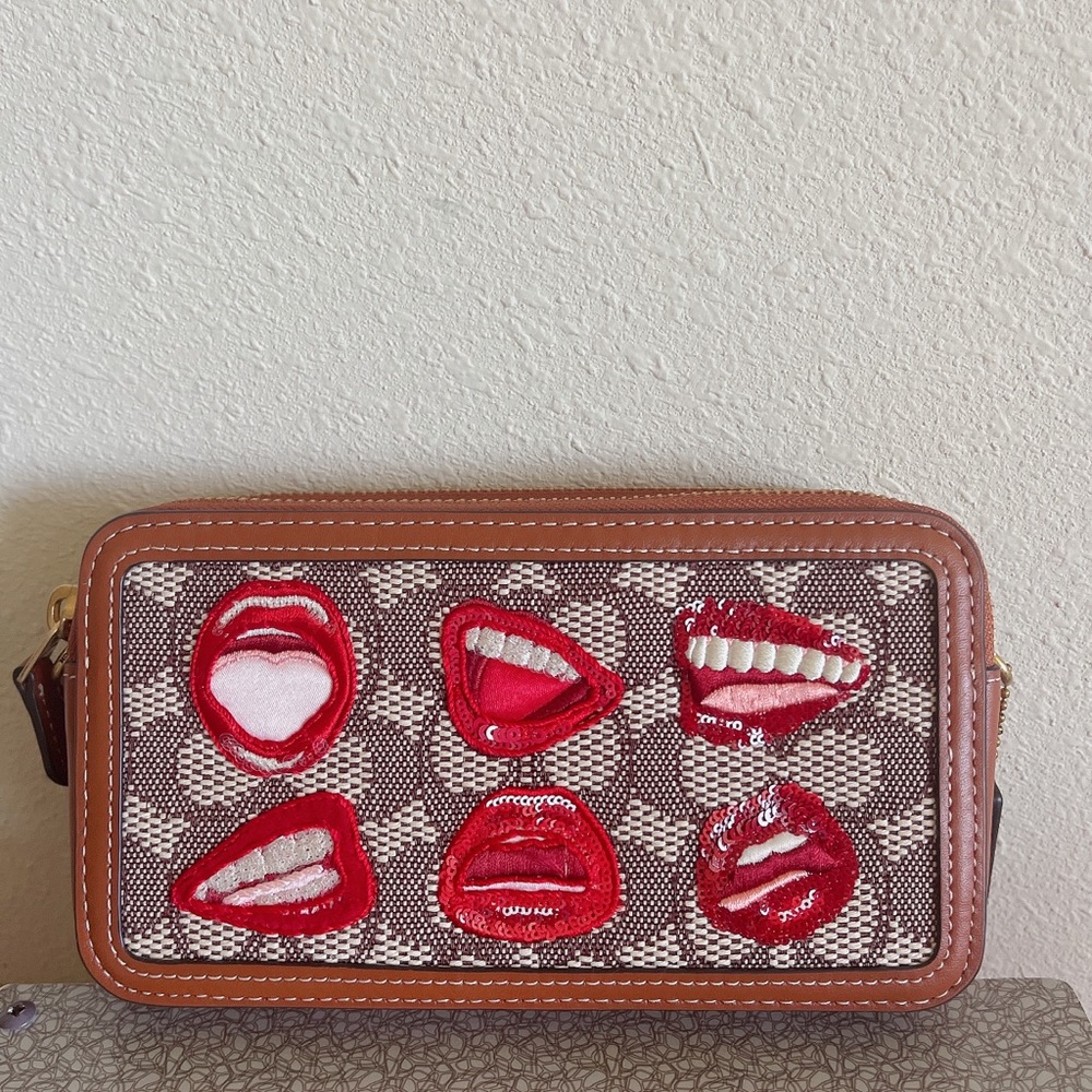NWT Coach X Tom Wesselmann Kira Crossbody In Signature Textile Jacquard ONLY ONE